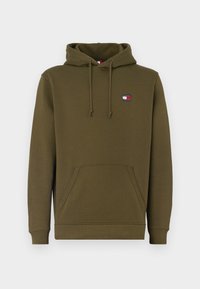 BADGE HOODIE - Sweatshirt - brown