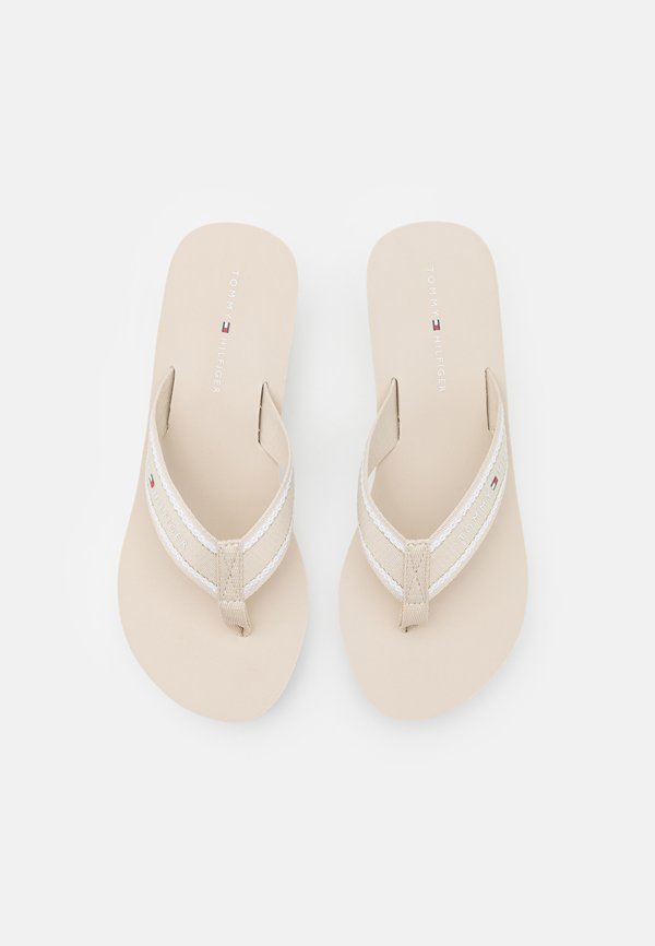 HI WEDGE BEACH - T-bar sandals - classic beige2