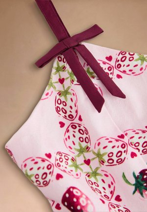 Cath Kidston, REGULAR FIT - STRAPPY FITTED MIDI DRESS . - Blusenkleid - pink strawberry check