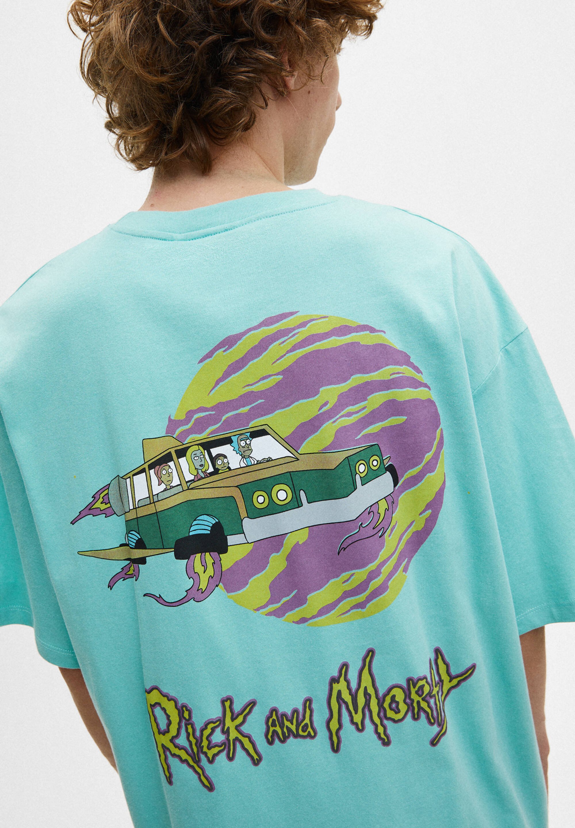 PULL\u0026BEAR T-shirt print - light green 