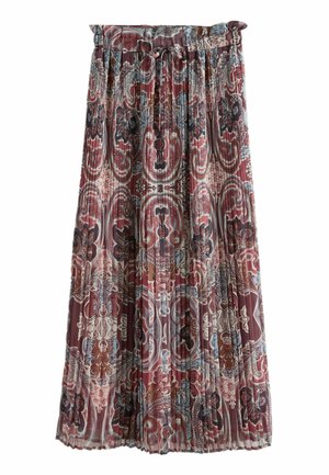 Next REGULAR FIT - PRINTED MIDI - Vekkihame - pink