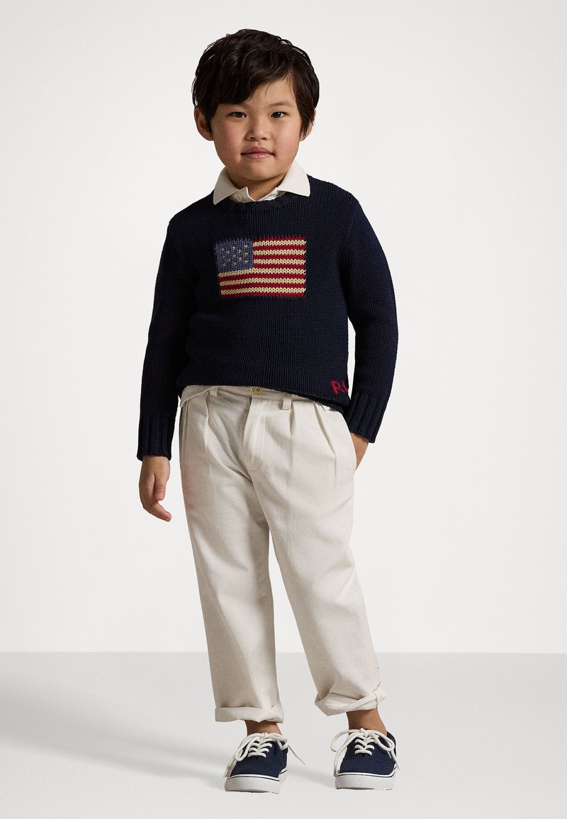 Polo Ralph Lauren - THE ICONIC FLAG JUMPER - Jersey de punto - hunter navy, Ampliar
