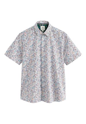 Next, Chemise - white multicolour ditsy