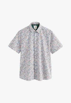 Next, Chemise - white multicolour ditsy