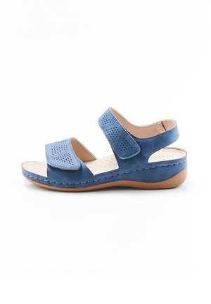 OUVERTURE TOTALE PIEDICAL - Sandalen met sleehak - blue