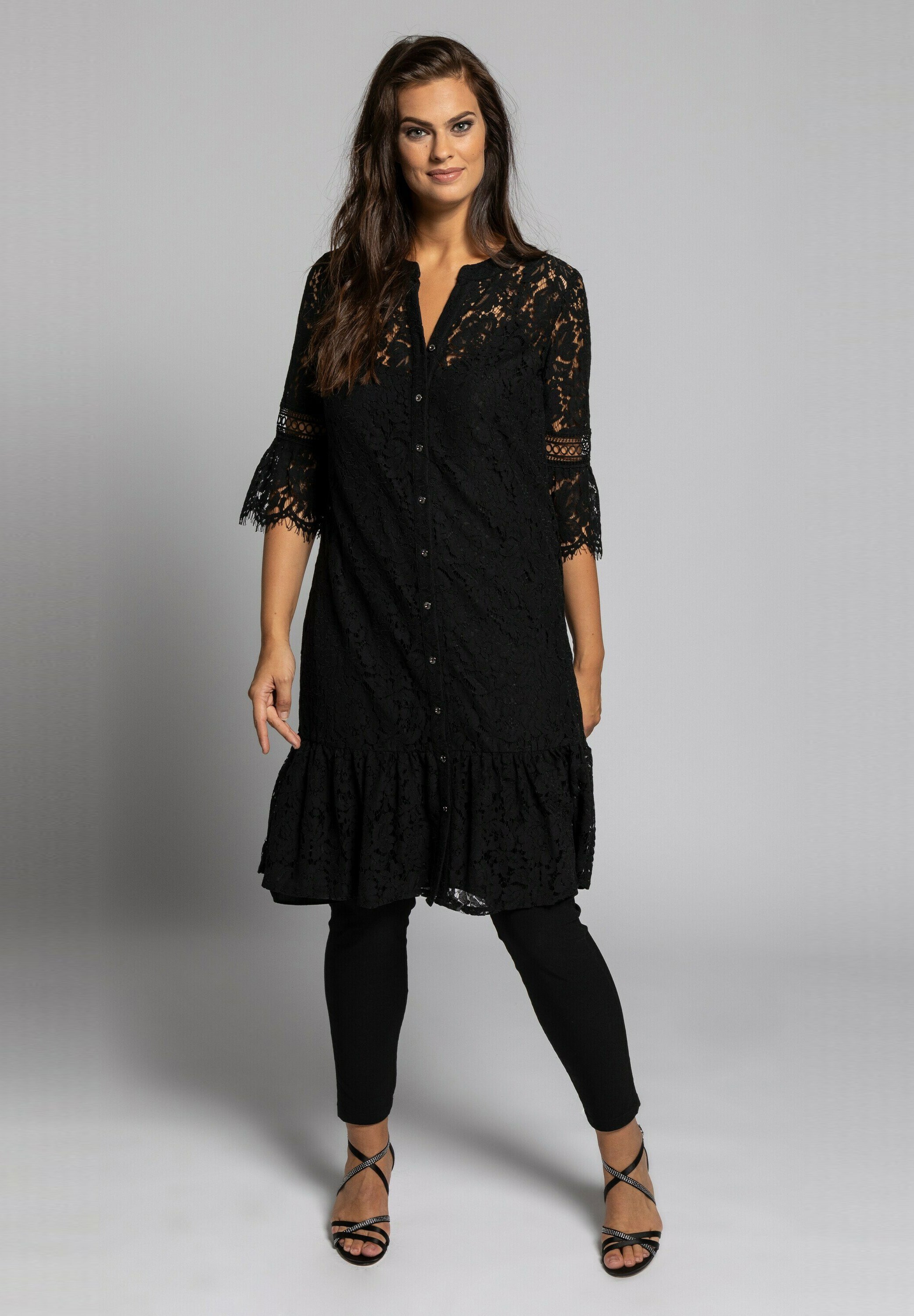 Ulla Popken 3 IN 1 - Cocktailkleid/festliches Kleid - noir/schwarz - Zalando .de