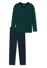 Schiesser ESSENTIALS - Pigiama - dunkelgrün