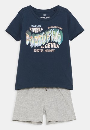 SMALL BOYS SET - Camiseta estampada - dress blues