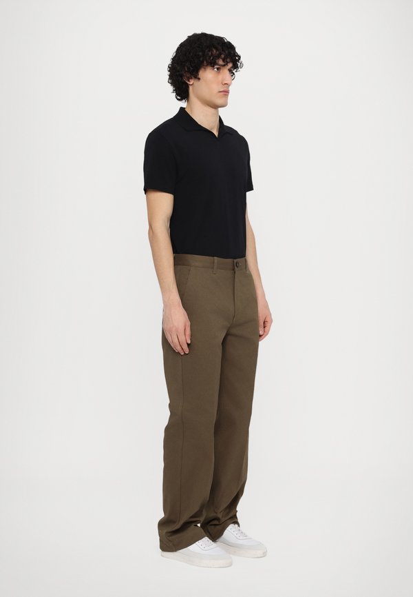 PANTALON LARGE - Trousers - kaki2