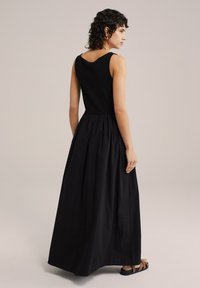 WE Fashion Stickad klänning - black