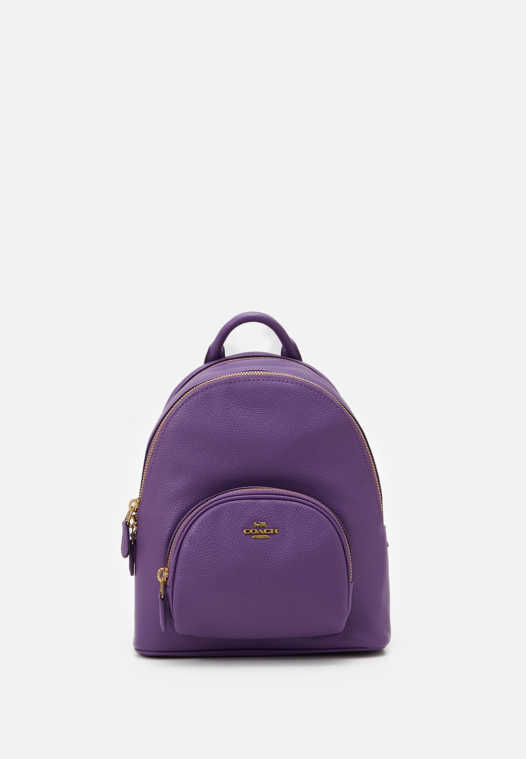purple coach backpack