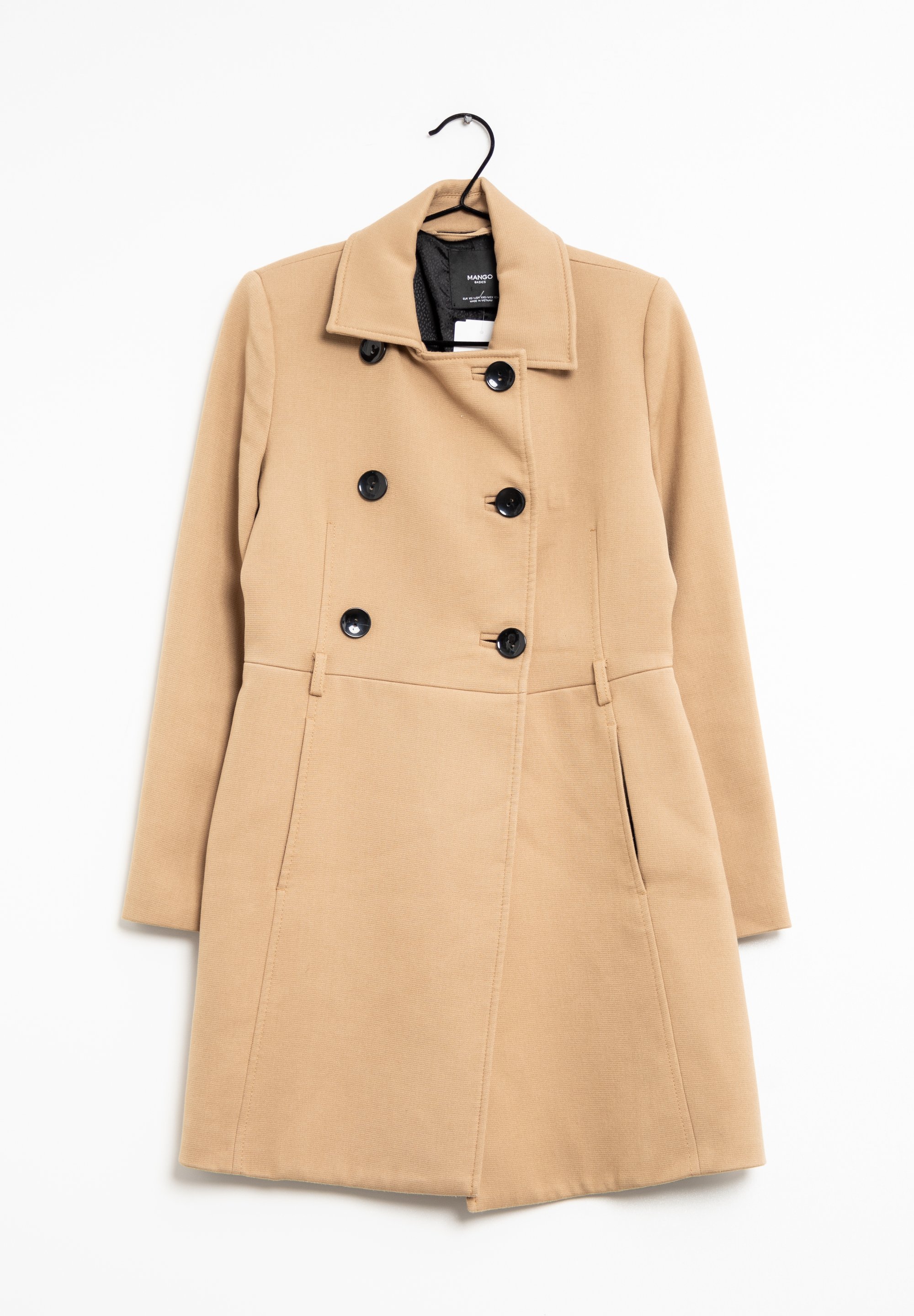 Wollmantel Mango Camel Mantel Braun Mantel Von Mango Mango