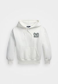 WIMBLEDON CREST FLEECE HOODIE - Sportska majica - ceramic white