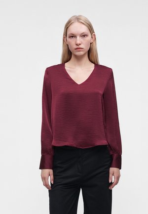 Vero Moda, VMMIRO V NECK  - Блуза с дълги ръкави - windsor wine