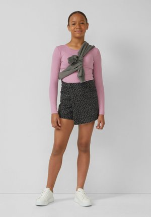 Denim shorts - dunkelgrau