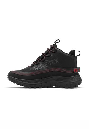 HORIZON MID GTX - Snørestøvletter - black/bright red