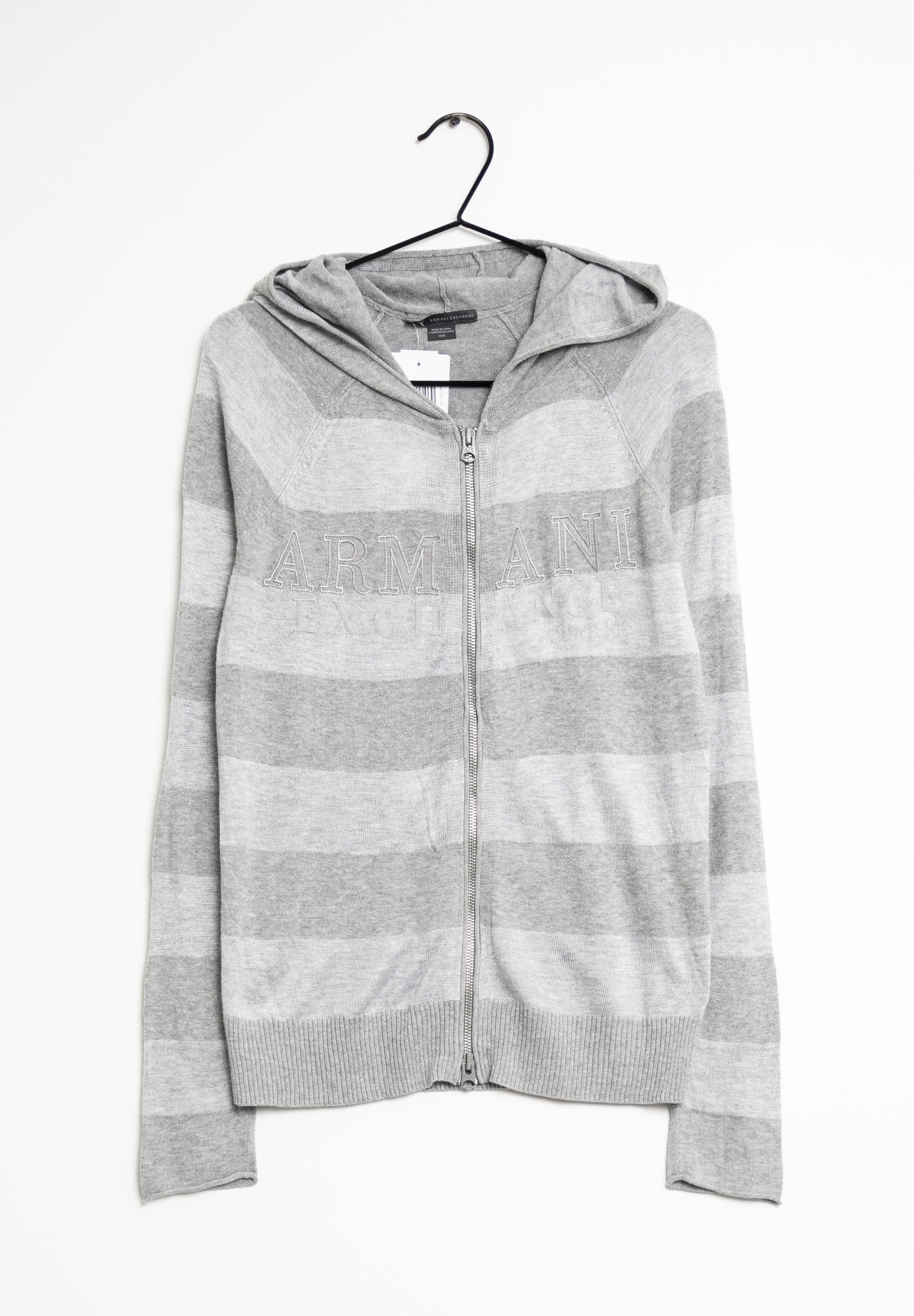 Armani Exchange Zip-up sweatshirt - grey - (Pre-owned) - Zalando.de