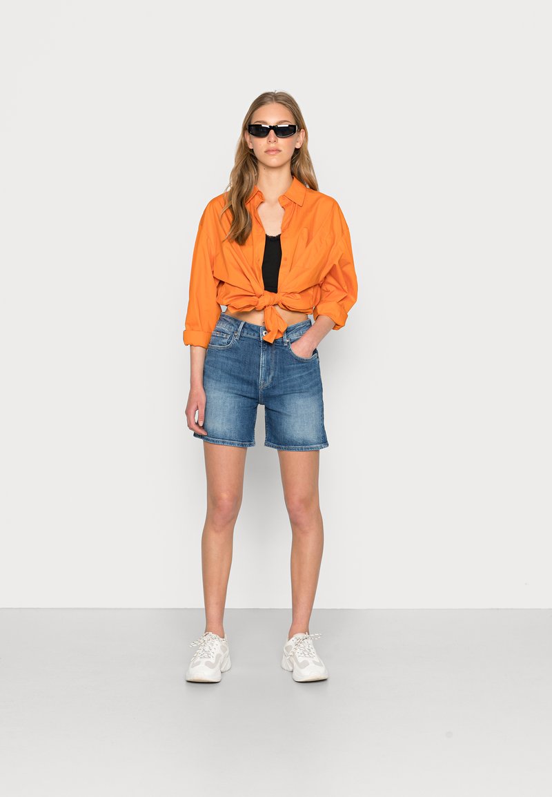 Damen Kleider | Pepe Jeans MARY SHORT Jeans Shorts denim/blue denim - SO33677 Damen Kleider | Pepe Jeans MARY SHORT Jeans Shorts denim/blue denim - SO33677