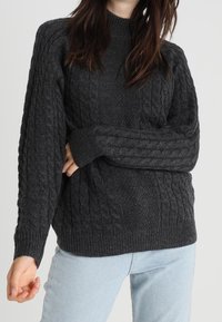 Vero Moda Maglione - mottled dark grey