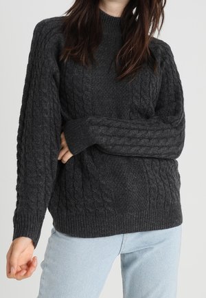 Vero Moda Maglione - mottled dark grey