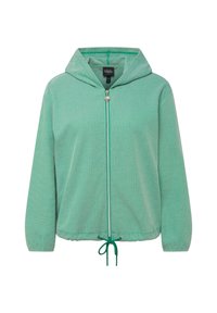 Ulla Popken DRAWSTRING HEM TWO-TONE - Vest - emerald