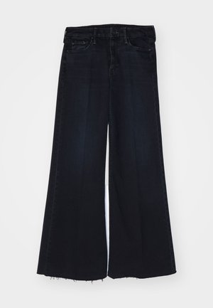 Mother THE ROLLER FRAY - Flared Jeans - dark blue