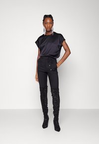 Pinko FARIDA STRETCH - Camicetta - nero limousine