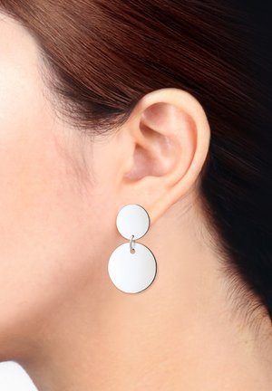 GEO PLÄTTCHEN KREIS MINIMAL ALYSA - Boucles d'oreilles - silver-coloured