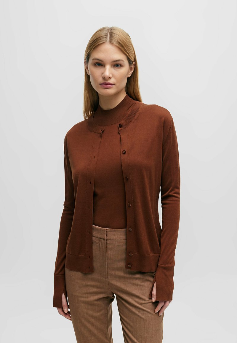boss-farinta-neuletakki-brown-three-ruskea-zalando-fi