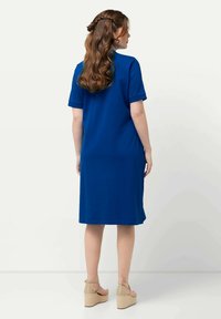 Ulla Popken SHORT SLEEVE SIDE - Denní šaty - royal blue