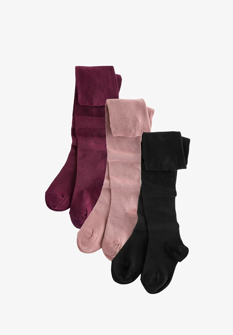 Next RICH 3 PACK - Strumpfhose - black berry