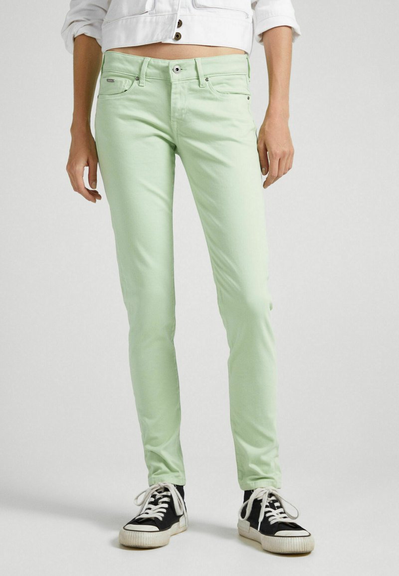 Pepe Jeans SOHO Jeans Skinny Fit bleach green/grün Zalando.de