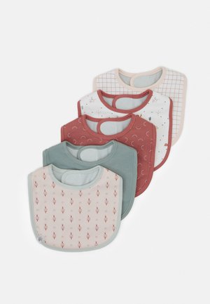 VALUE BIB ASSORTED GARDEN EXPLORER GIRL 5 PACK - Bib - red