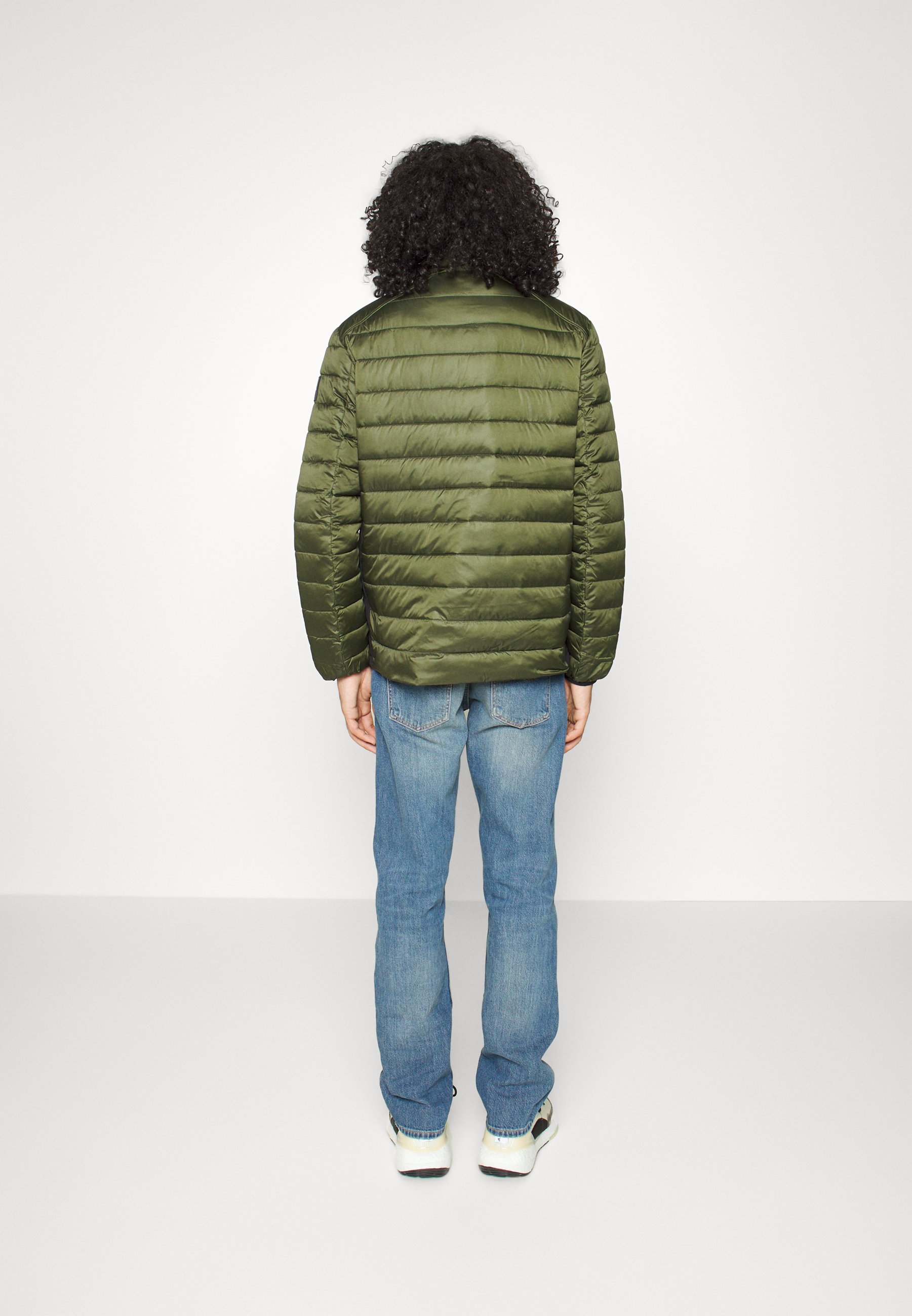 LOGO JACKET - Light jacket - dark olive 