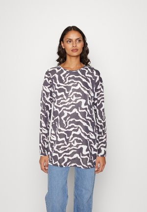 Marks & Spencer RELAXED CREW - Top s dlhým rukávom - grey mix