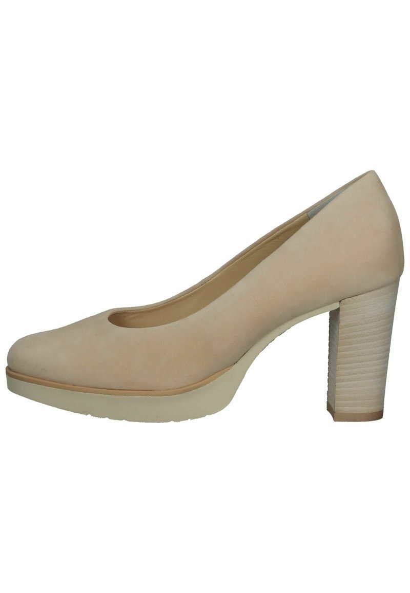Damen Pumps | Paul Green 72PAUL GREEN 3777-051 SCHWARZPlateaupumpssamtziege biscuit/beige - ZK14513 Damen Pumps | Paul Green 72PAUL GREEN 3777-051 SCHWARZPlateaupumpssamtziege biscuit/beige - ZK14513