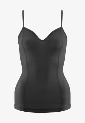 ALL MESH STRAPPY TOP - Caraco - black