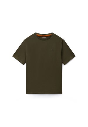 Napapijri, S-NEDLES SS PETRIFIEDOAKN7C - Camiseta básica - olive night g1f