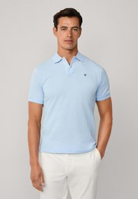 Hackett London SLIM FIT LOGO - Polokošeľa - sky blue