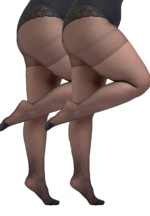 3D SUPER STRETCH 2-PACK - Collants - zwart