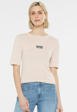 SENSES.THE LABEL, Print T-shirt - beige sense