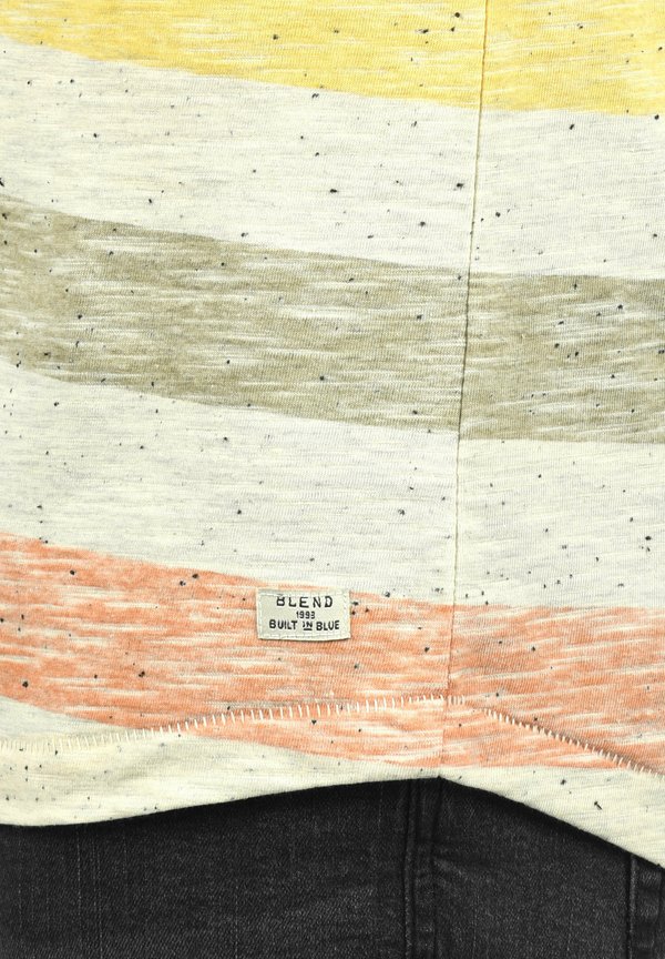 BHEFKIN - Print T-shirt - orange2