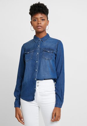 VIBISTA DENIM SHIRT - Koszula - blue denim