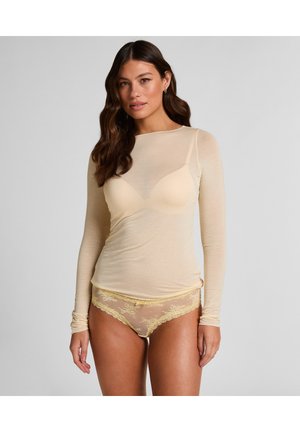 SUPER SOFT BOATNECK - Hemd - yellow