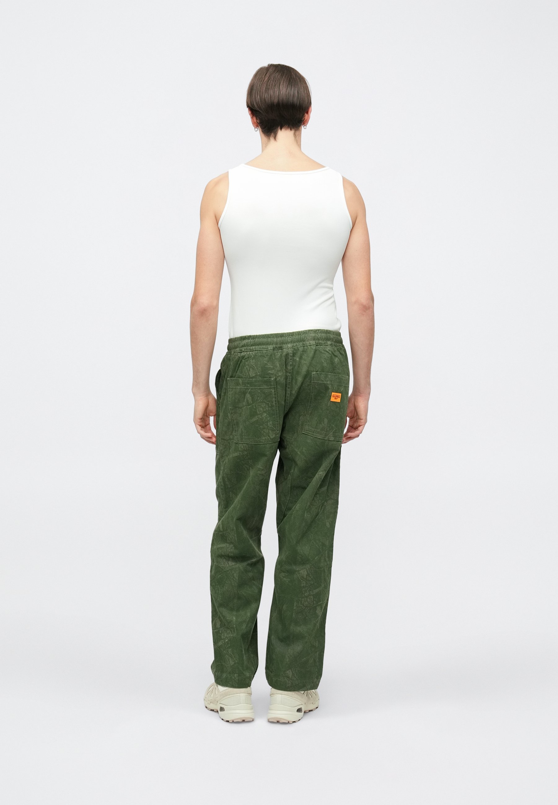 Service Works XEROX CAMO CHEF PANTS UNISEX - Trousers - olive