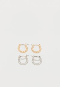 SPLIT HOOP TRIO SET - Pojedinačna naušnica - silver-coloured/gold-coloured
