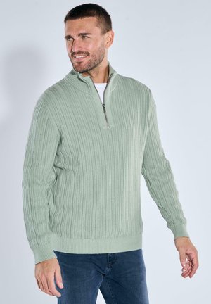 PULLOVER - Strickpullover - hellgruen