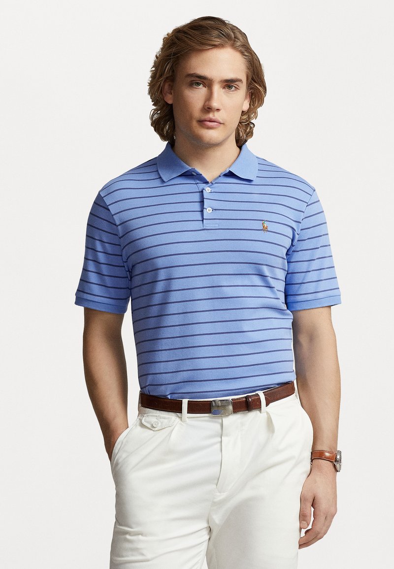 Ralph Lauren POLO by Ralph Lauren short sleeve striped polo shirt, men's size M cotton white type Vintage Second Hand