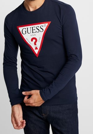 Long sleeved top - dark blue