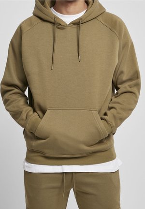 Felpa con cappuccio - olive
